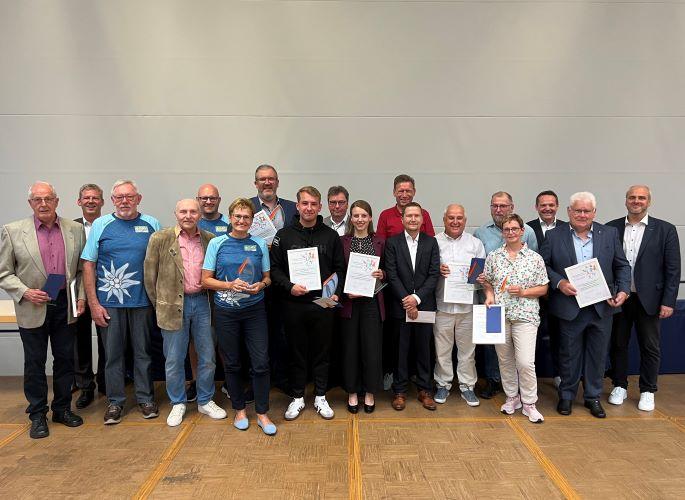 Sportlerehrung mit Verleihung Sport-Ehrenamtspreis 2024